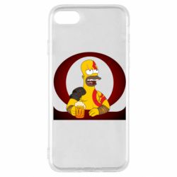 Чехол для iPhone SE 2020 God of war: Simpson - PrintSalon