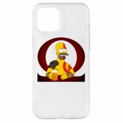 Чехол для iPhone 12 Pro Max God of war: Simpson - PrintSalon