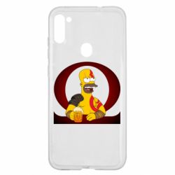 Чехол для Samsung A11/M11 God of war: Simpson - PrintSalon