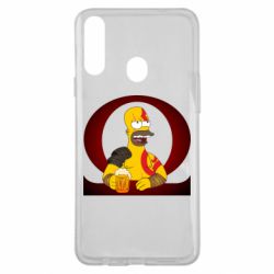 Чехол для Samsung A20s God of war: Simpson - PrintSalon
