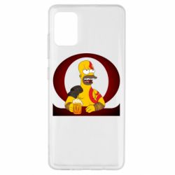 Чохол для Samsung A51 God of war: Simpson