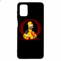 Чехол для Samsung M51 God of war: Simpson - PrintSalon