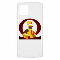 Чехол для Samsung Note 10 Lite God of war: Simpson - PrintSalon