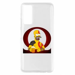 Чехол для Huawei P Smart 2021 God of war: Simpson