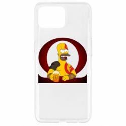 Чехол для Oppo Reno 4 Lite God of war: Simpson - PrintSalon