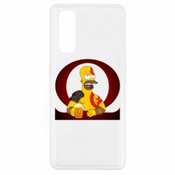 Чехол для Oppo Find X2 God of war: Simpson - PrintSalon