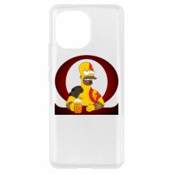 Чехол для Xiaomi Mi11 God of war: Simpson - PrintSalon