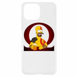 Чехол для Xiaomi Mi11 Lite God of war: Simpson - PrintSalon