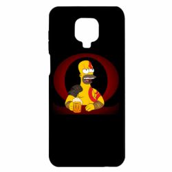 Чехол для Xiaomi Redmi Note 9S/9Pro/9Pro Max God of war: Simpson - PrintSalon