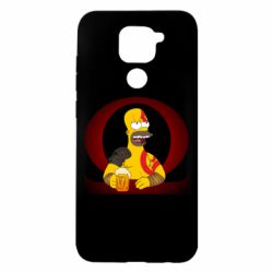 Чехол для Xiaomi Redmi Note 9/Redmi 10X God of war: Simpson