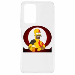 Чехол для Xiaomi Redmi Note 10 Pro God of war: Simpson - PrintSalon