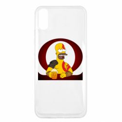 Чехол для Xiaomi Redmi 9a God of war: Simpson - PrintSalon