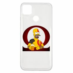 Чехол для Xiaomi Redmi 9c God of war: Simpson - PrintSalon