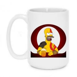 Чашка 420ml God of war: Simpson - PrintSalon
