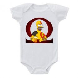 Детский бодик God of war: Simpson - PrintSalon