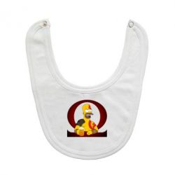 Слюнявчик  God of war: Simpson - PrintSalon