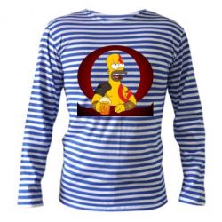 Тельняшка с длинным рукавом God of war: Simpson - PrintSalon