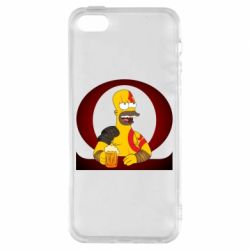 Чехол для iPhone5/5S/SE God of war: Simpson - PrintSalon