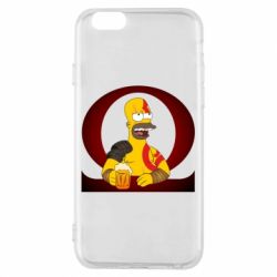 Чехол для iPhone 6/6S God of war: Simpson - PrintSalon