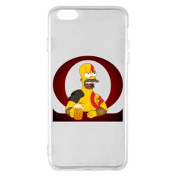 Чехол для iPhone 6 Plus/6S Plus God of war: Simpson - PrintSalon