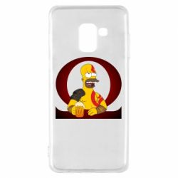 Чехол для Samsung A8 2018 God of war: Simpson - PrintSalon