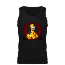 Мужская майка God of war: Simpson - PrintSalon