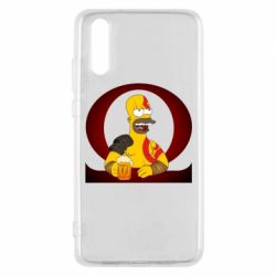 Чехол для Huawei P20 God of war: Simpson - PrintSalon