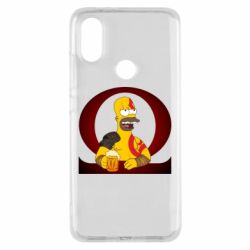 Чехол для Xiaomi Mi A2 God of war: Simpson - PrintSalon