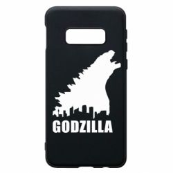 Чехол для Samsung S10e Godzilla and city - PrintSalon