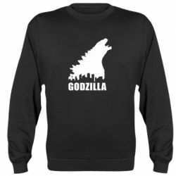 Cвитшот Godzilla and city - PrintSalon