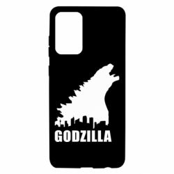 Чехол для Samsung A72 5G Godzilla and city - PrintSalon