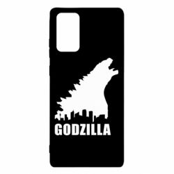 Чехол для Samsung Note 20 Godzilla and city - PrintSalon