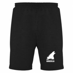 Мужские шорты Godzilla and city - PrintSalon