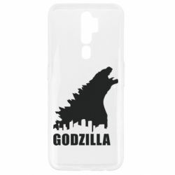 Чехол для Oppo A5/A9 2020 Godzilla and city - PrintSalon
