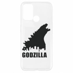 Чехол для Oppo A52/A72/A92 Godzilla and city - PrintSalon