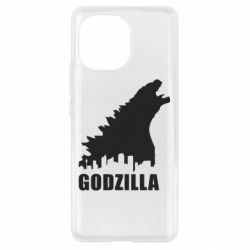 Чохол для Xiaomi Mi11 Godzilla and city-PrintSalon Чохол для Xiaomi Mi11 Godzilla and city