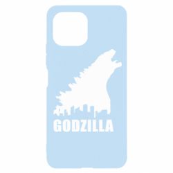 Чехол для Xiaomi Mi11 Lite Godzilla and city - PrintSalon