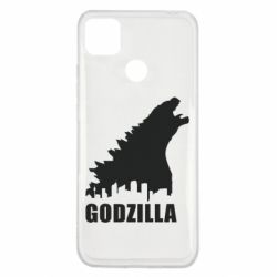 Чехол для Xiaomi Redmi 9c Godzilla and city - PrintSalon