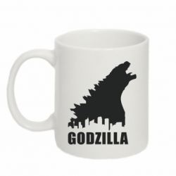 Чашка 320ml Godzilla and city