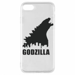 Чохол для iPhone 7 Godzilla and city-PrintSalon Чохол для iPhone 7 Godzilla and city