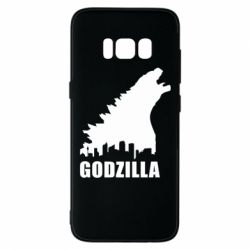Чехол для Samsung S8 Godzilla and city - PrintSalon