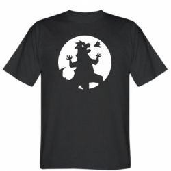 Мужская футболка Stedman Godzilla and moon - PrintSalon