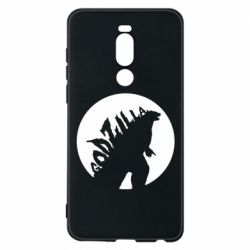 Чехол для Meizu Note 8 Godzilla and moon - PrintSalon