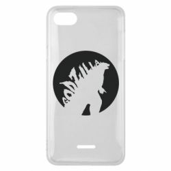 Чехол для Xiaomi Redmi 6A Godzilla and moon - PrintSalon