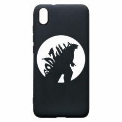 Чехол для Xiaomi Redmi 7A Godzilla and moon - PrintSalon