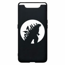 Чехол для Samsung A80 Godzilla and moon - PrintSalon