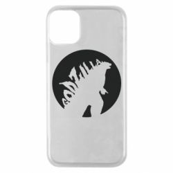 Чехол для iPhone 11 Pro Godzilla and moon - PrintSalon