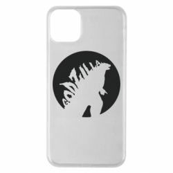 Чехол для iPhone 11 Pro Max Godzilla and moon - PrintSalon