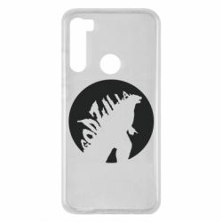 Чохол для Xiaomi Redmi Note 8 Godzilla and moon-PrintSalon Чохол для Xiaomi Redmi Note 8 Godzilla and moon
