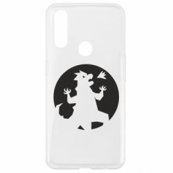 Чехол для Oppo A31 Godzilla and moon - PrintSalon